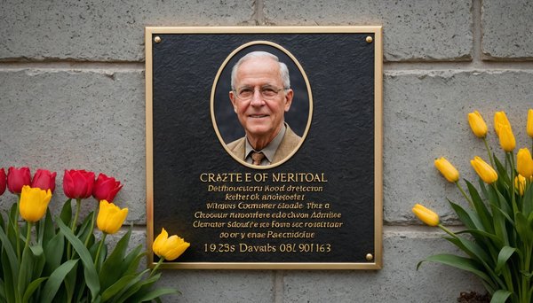 Créez une plaque funéraire unique et éco-responsable