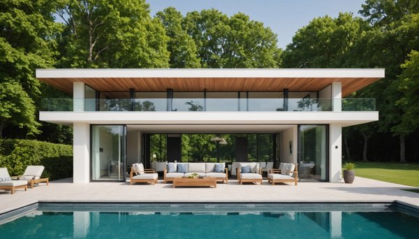 Pool house prefabriqué : l'élégance conviviale à portée de main